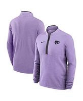 Nike Men's Purple Kansas State Wildcats Coaches Courtside Basketball Victory Performance Quarter-Zip Top