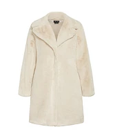 City Chic Plus Size Remi Faux Fur Coat