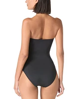 kate spade new york Women's Bandeau One-Piece Swimsuit