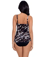 Miraclesuit Women's Tempest Mirage Underwire Drape-Front Tankini Top