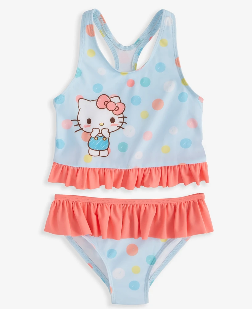 Dreamwave Toddler Girls Hello Kitty Two-Piece Swimsuit