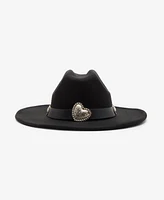 Steve Madden Heart Buckle Cowboy Hat