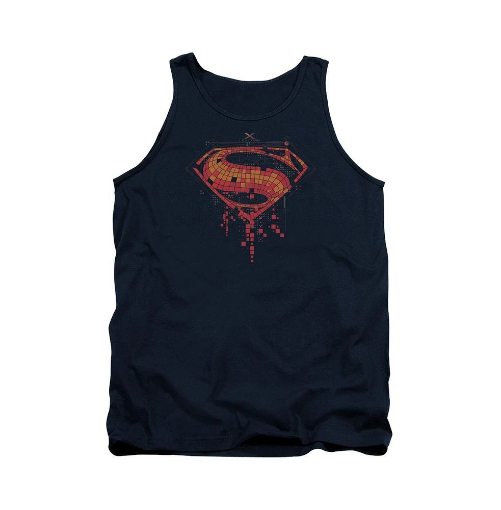 Batman V Superman Men's Tech Super Logo Adult Tank Top