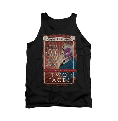 Batman Men's Two Faces Adult Tank Top