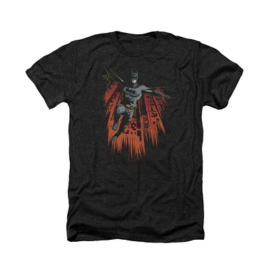 Batman Men's Majestic Adult Heather Tee / T-Shirt