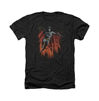 Batman Men's Majestic Adult Heather Tee / T-Shirt