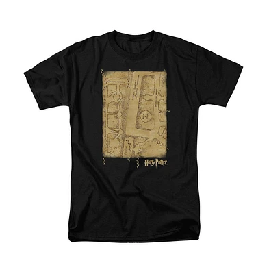 Harry Potter Men's Marauders Map Interior Short Sleeve Adult Tee / T-Shirt