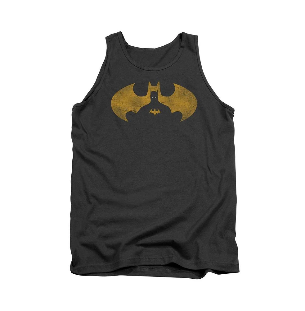 Batman Men's Bat Symbol Knockout Adult Tank Top