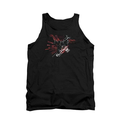 Batman Men's Arkham Knight Ak Tech Adult Tank Top