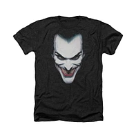 Batman Men's Joker Portrait Adult Heather Tee / T-Shirt