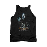 Batman Men's Arkham Asylum Five Against One Adult Tank Top