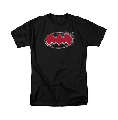 Batman Big & Tall Hardcore Noir Bat Logo Short Sleeve Adult Tee / T-Shirt