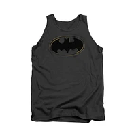 Batman Men's Spray Paint Logo Adult Tank Top