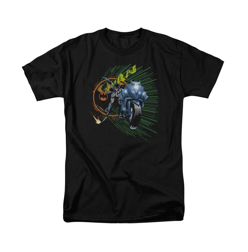 Batman Big & Tall Batcycle Short Sleeve Adult Tee / T-Shirt