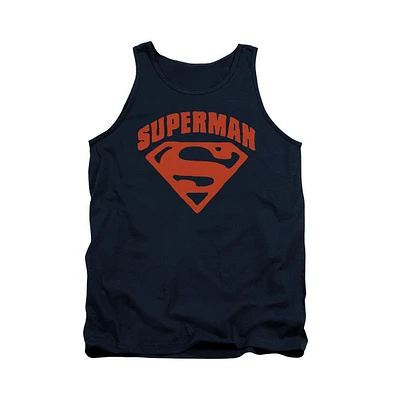 Superman Men's Super Shield Adult Tank Top