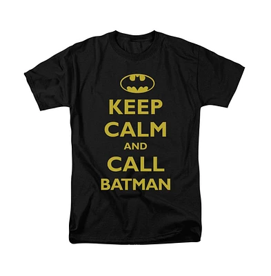 Batman Big & Tall Call Short Sleeve Adult Tee / T-Shirt