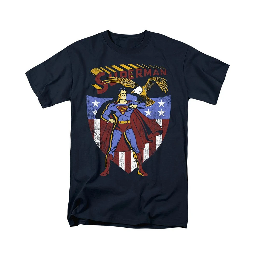 Superman Big & Tall All American Short Sleeve Adult Tee / T-Shirt