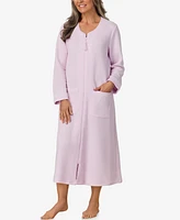 Aria Women's Long Sleeve Zip Robe