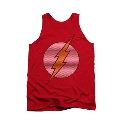 Flash Men's Dc Comics Little Logos Adult Tank Top