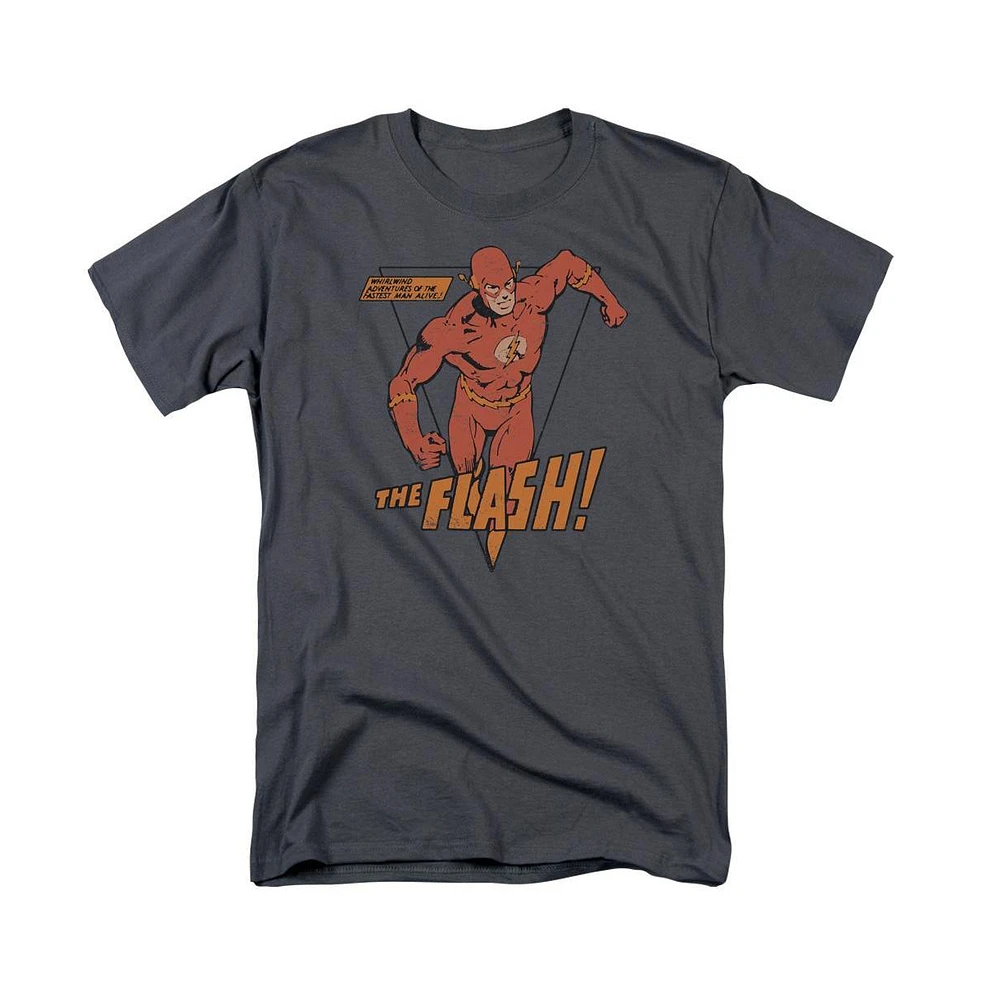 Flash Men's Dc Comics Whirlwind Short Sleeve Adult Tee / T-Shirt