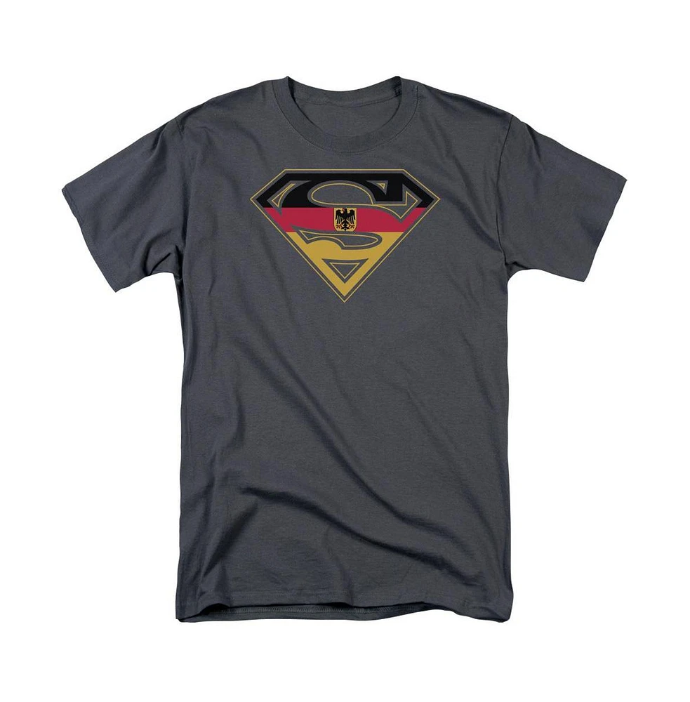 Superman Big & Tall German Shield Short Sleeve Adult Tee / T-Shirt