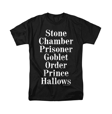 Harry Potter Big & Tall Titles Short Sleeve Adult Tee / T-Shirt