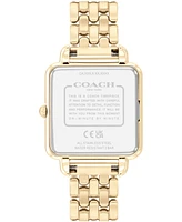 Coach Women's Cass Gold-Tone Stainless Steel Bracelet Watch, 28mm
