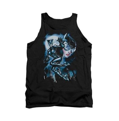 Batman Men's Moonlight Cat Adult Tank Top