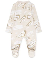 Nike Baby Printed Interlock Footed Coverall