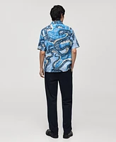 Mango Men's Regular-Fit Printed Shirt