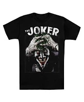 Batman Men's Crazed Joker Short Sleeve Adult Tee / T-Shirt