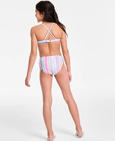 Roxy Big Girls Salty Stripe Two-Piece Swimsuit Set