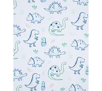 Little Me Baby Boys 2-Pack Dino Cotton Footed Coveralls