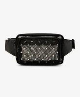 Steve Madden Rhinestone Mesh Fanny Pack