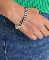 On 34th Two-Tone All-Around Chain Bracelet, Exclusively at Macy's