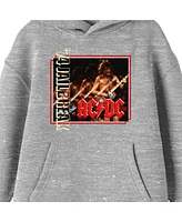 Ac/Dc Boys '74 Jailbreak Album Cover Youth Heather Gray Graphic Hoodie-xl