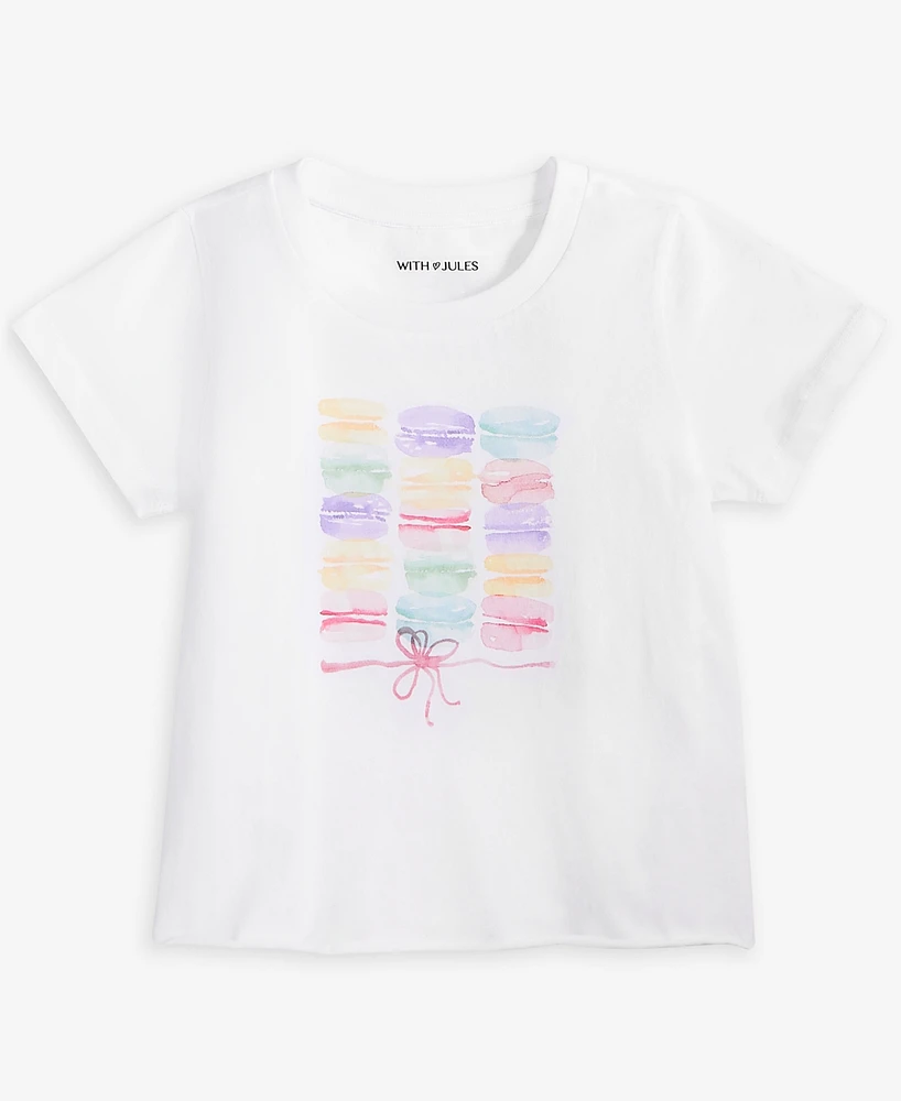 With Jules Big Girl Macaron Graphic Tee