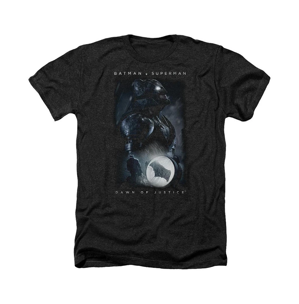 Batman V Superman Men's Signal Adult Heather Tee / T-Shirt