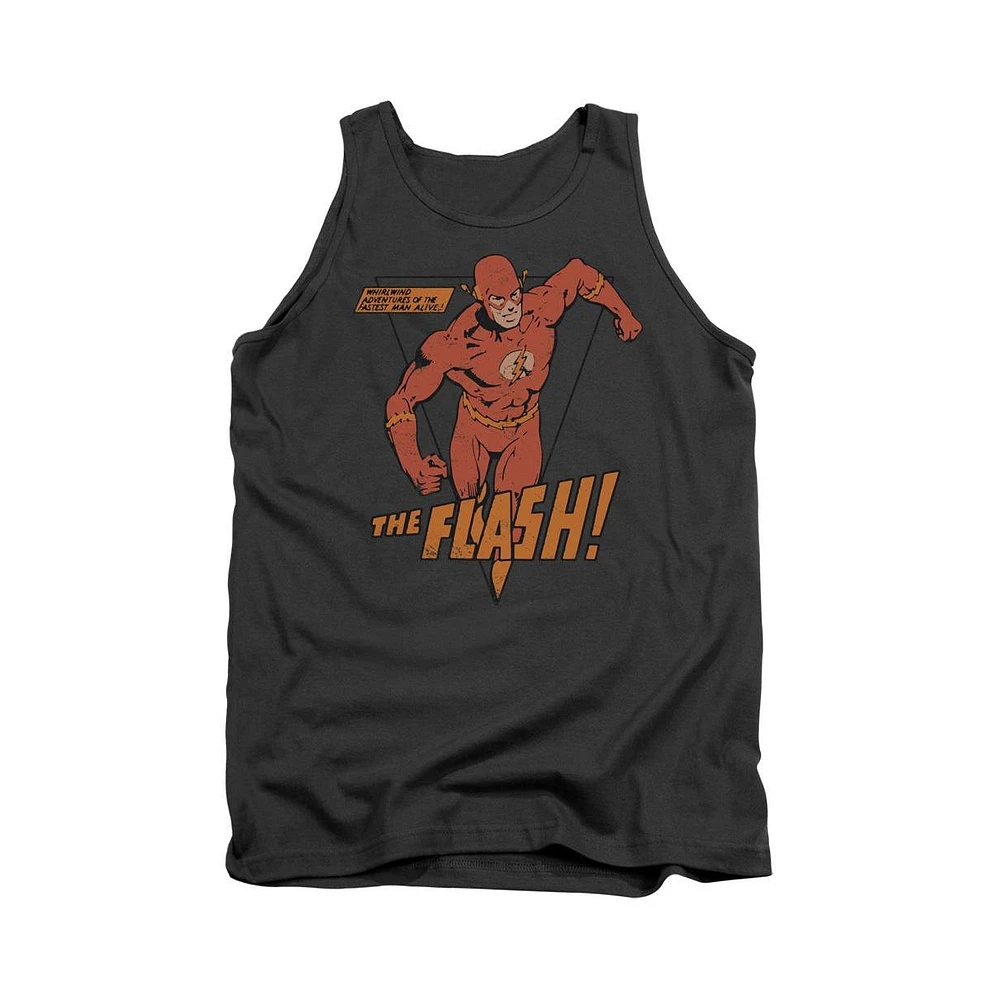 Flash Men's Dc Comics Whirlwind Adult Tank Top