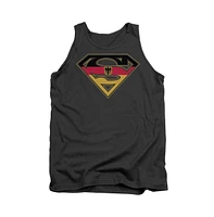 Superman Men's German Shield Adult Tank Top