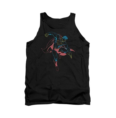 Superman Men's Neon Adult Tank Top