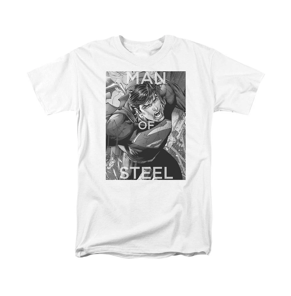 Superman Big & Tall Flight Of Steel Short Sleeve Adult Tee / T-Shirt