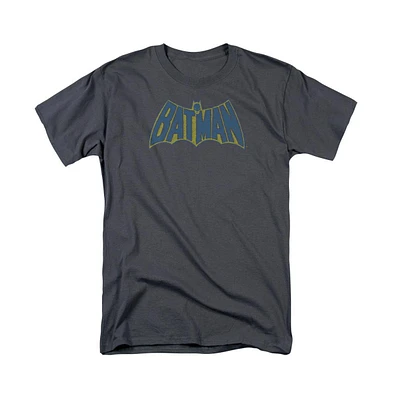 Batman Mens Sketch Logo Short Sleeve Adult Tee / T-Shirt