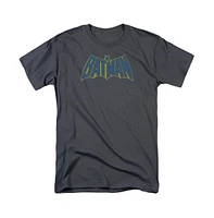 Batman Men's Sketch Logo Short Sleeve Adult Tee / T-Shirt