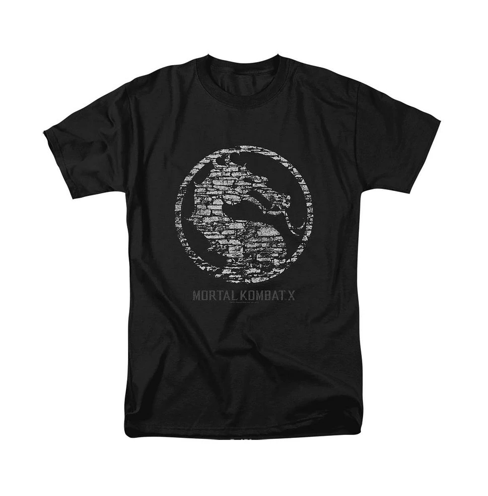 Mortal Kombat X Men's Stone Seal Short Sleeve Adult Tee / T-Shirt