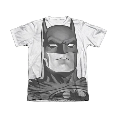 Batman Men's Bw Bat Head Adult Poly/Cotton Short Sleeve Tee / T-Shirt