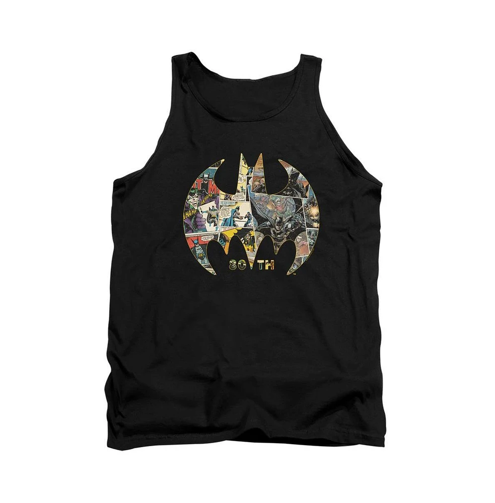 Batman Men's 80th Shield Adult Tank Top