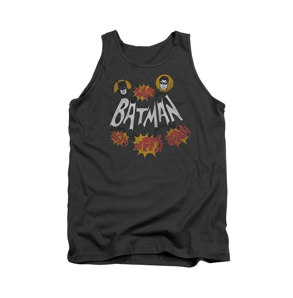 Batman Men's Classic Tv Sound Effects Adult Tank Top