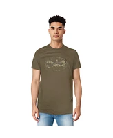 Batman Men's Army Camo Shield Short Sleeve Adult Tee / T-Shirt