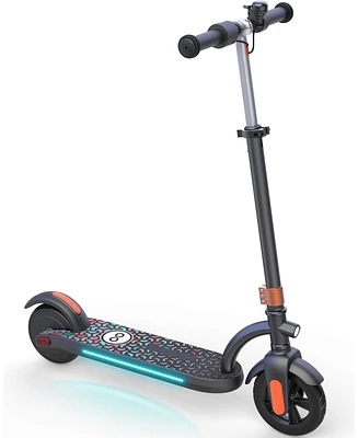 Gyroshoes Electric Scooter for Kids – 3-Speed Adjustable, Foldable Kids Electric Scooter with Led Display, Electric Brake, Colorful Lights, Lig